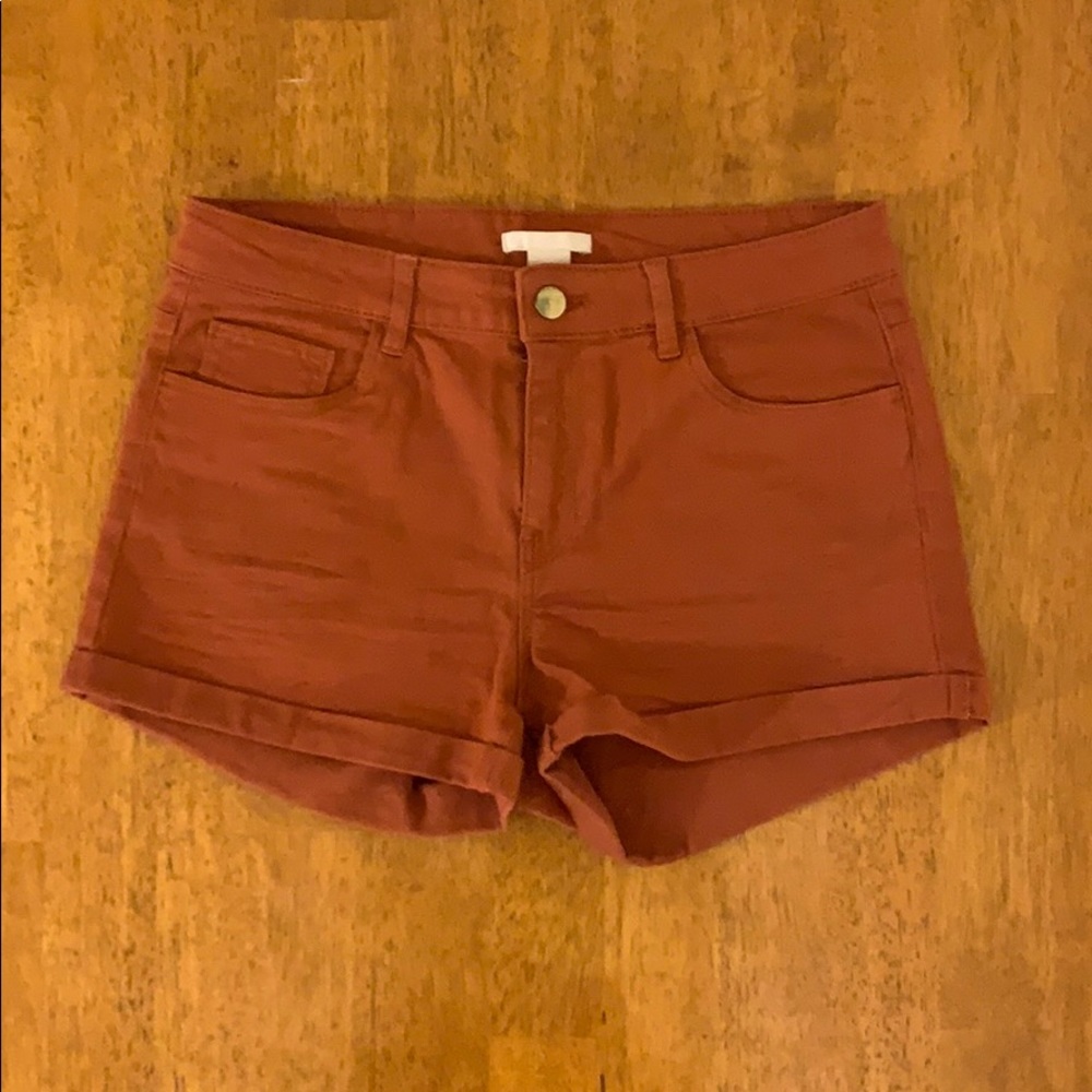 H&M Burnt Orange Shorts
